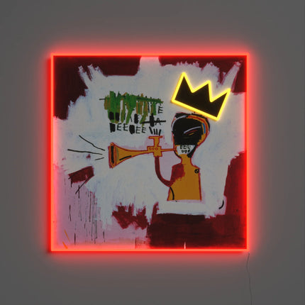 Trumpet Painting YP x JM Basquiat