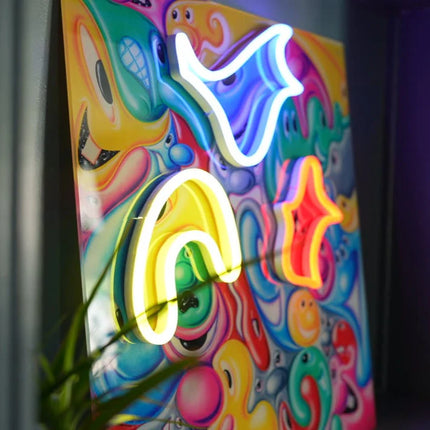 FACES IN PLACES by Kenny Scharf