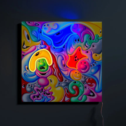 FACES IN PLACES by Kenny Scharf