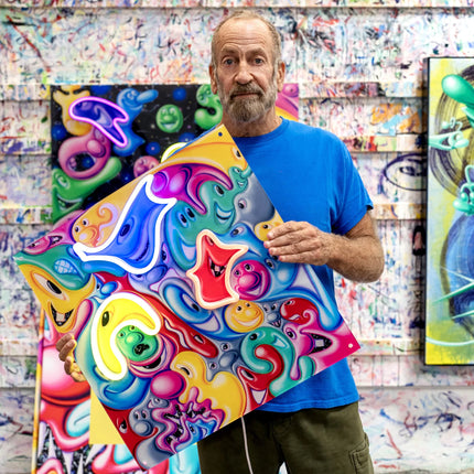 FACES IN PLACES by Kenny Scharf