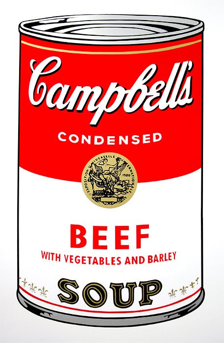 Campbell's Soup Can - Beef - artetrama