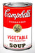 Campbell's Soup Can - Vegetable - artetrama