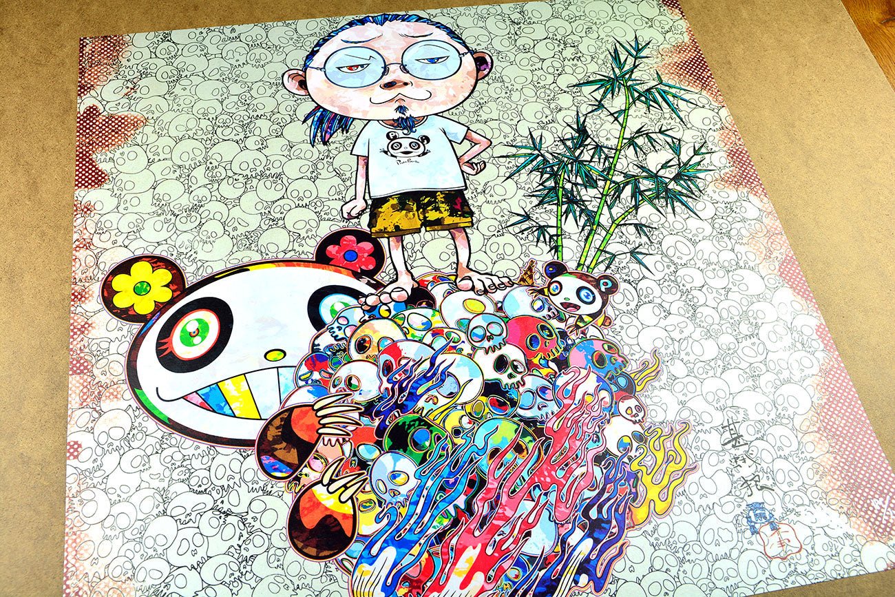 Takashi Murakami's Panda Family Happiness Print - Hype Museum